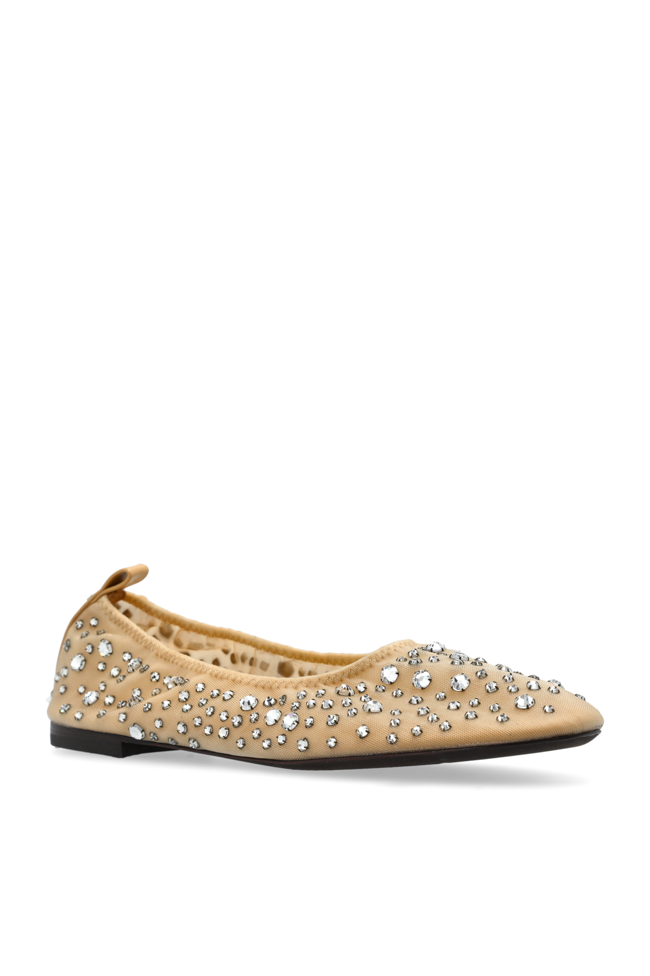 フラットシューズ TORY BURCH Woman Ballet flats Beige 169691 960 Tory Burch Flats Womens 6.5M Nude Beige Caroline Ballet